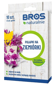 BROS NATURALNA PUŁAPKA NA ZIEMIÓRKI 10szt + 2szt