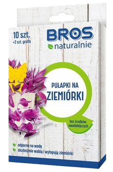 BROS NATURALNA PUŁAPKA NA ZIEMIÓRKI 10szt + 2szt