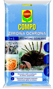 ZIMOWA OCHRONA 2w1 DO OKRYWANIA ROŚLIN 20 L COMPO