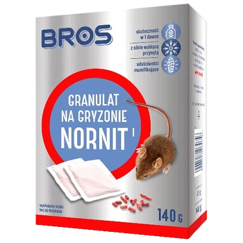 BROS NORNIT GRANULAT  NA NORNICE I KARCZOWNIKI 140g