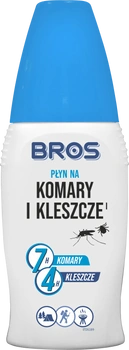 PŁYN NA KOMARY I KLESZCZE 50ML  BROS
