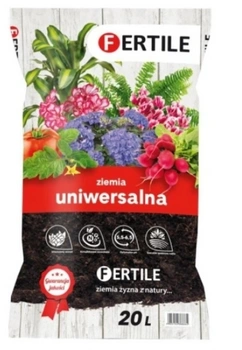 Ziemia, podłoże uniwersalne 20L FERTILE