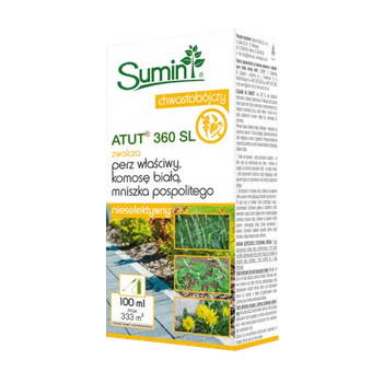 ATUT 350SL 100ML (GLIFOSAT) - ZWALCZA PERZ, KOMOSĘ I MNISZKA