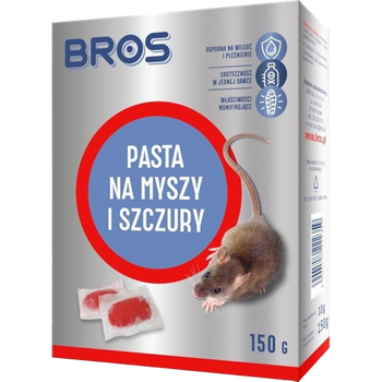 BROS PASTA NA MYSZY I SZCZURY 150g
