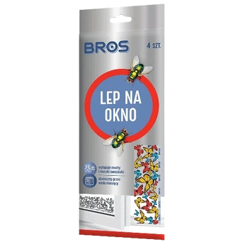 BROS LEP NA MUCHY NA OKNO 4SZT.