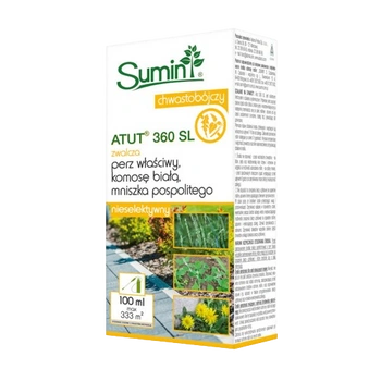 ATUT 350SL 100ML (GLIFOSAT) - ZWALCZA PERZ, KOMOSĘ I MNISZKA