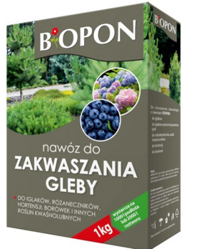 NAWÓZ DO ZAKWASZANIA GLEBY 1KG BIOPON