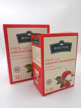 SOK JABŁKO-TRUSKAWKA 100% 3L