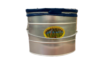 POJEMNIK HEJMUL METALOWY DO ZBIORU OWOCÓW / RWACZ  DUŻY 12KG