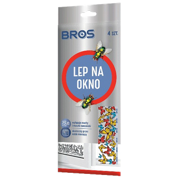 BROS LEP NA MUCHY NA OKNO 4SZT.