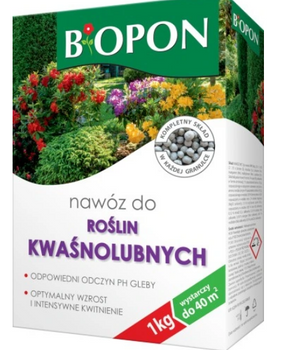 NAWÓZ DO ROŚLIN KWAŚNOLUBNYCH 1KG BOPON