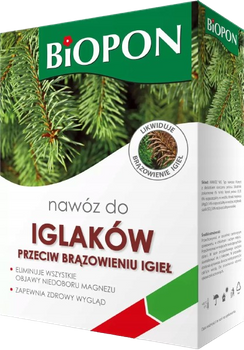 BOPON NAWÓZ DO IGLAKÓW PRZECIW BRĄZOWIENIU IGIEŁ 3 KG