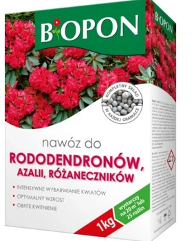 NAWÓZ DO RODODENDRONÓW,AZALII,RÓŻANECZNIKÓW 1KG BOPON
