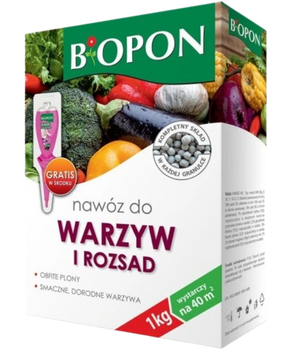 NAWÓZ DO WARZYW I ROZSAD BIOPON 1KG