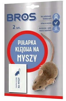 BROS PUŁAPKA KLEJOWA NA MYSZY 2SZT