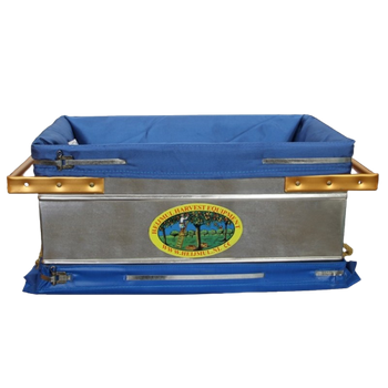 POJEMNIK HEJMUL METALOWY DO ZBIORU OWOCÓW  Z ZACZEPAMI 15kg