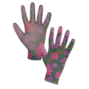 RĘKAWICE OCHRONNE LEIVA W KWIATKI ROZ. 8