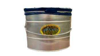 POJEMNIK HEJMUL METALOWY DO ZBIORU OWOCÓW / RWACZ  DUŻY 12KG